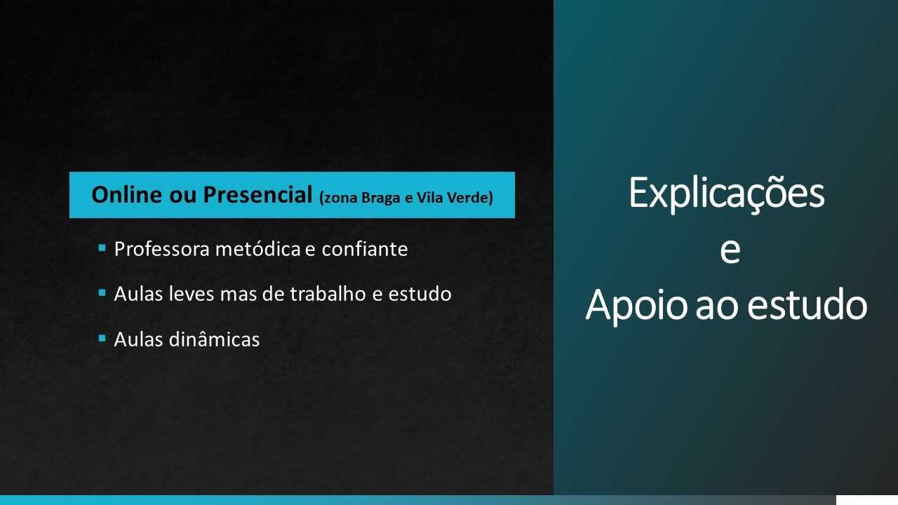 Explicações/Apoio ao Estudo/Apoio em trabalhos