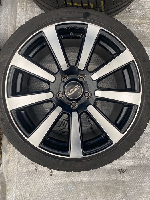 Felgi Aluminiowe VW AUDI Skoda 5x112 ET42 8x18” Czarne POLERKA idealne