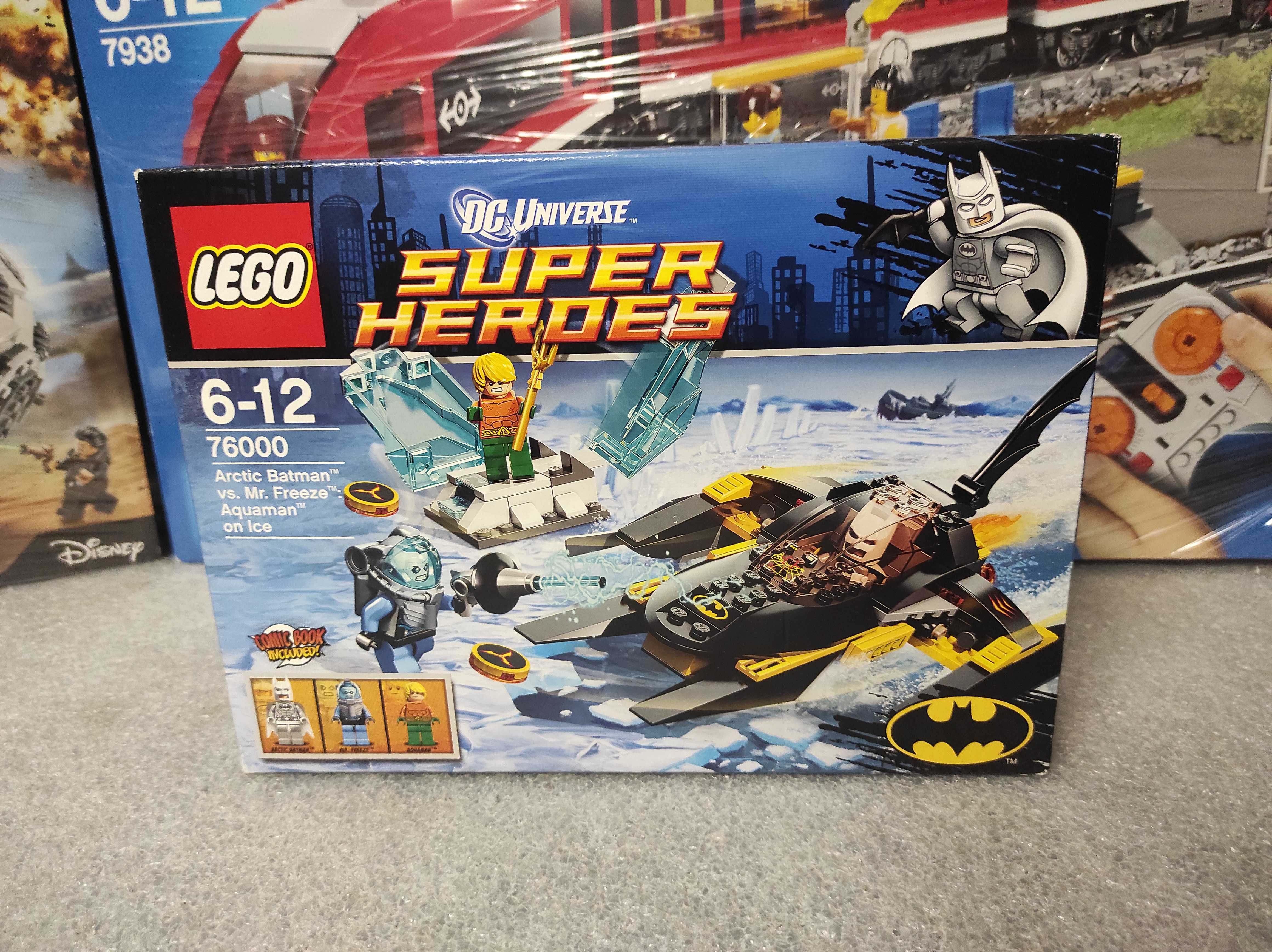 LEGO 76000 Artic Batman Vs Mr Freeze Aquaman On Ice Novo e Selado 2013