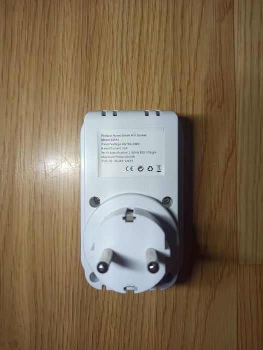 Gniazdo smart WiFi HOME SWA1 inteligentny dom WTYCZKA app