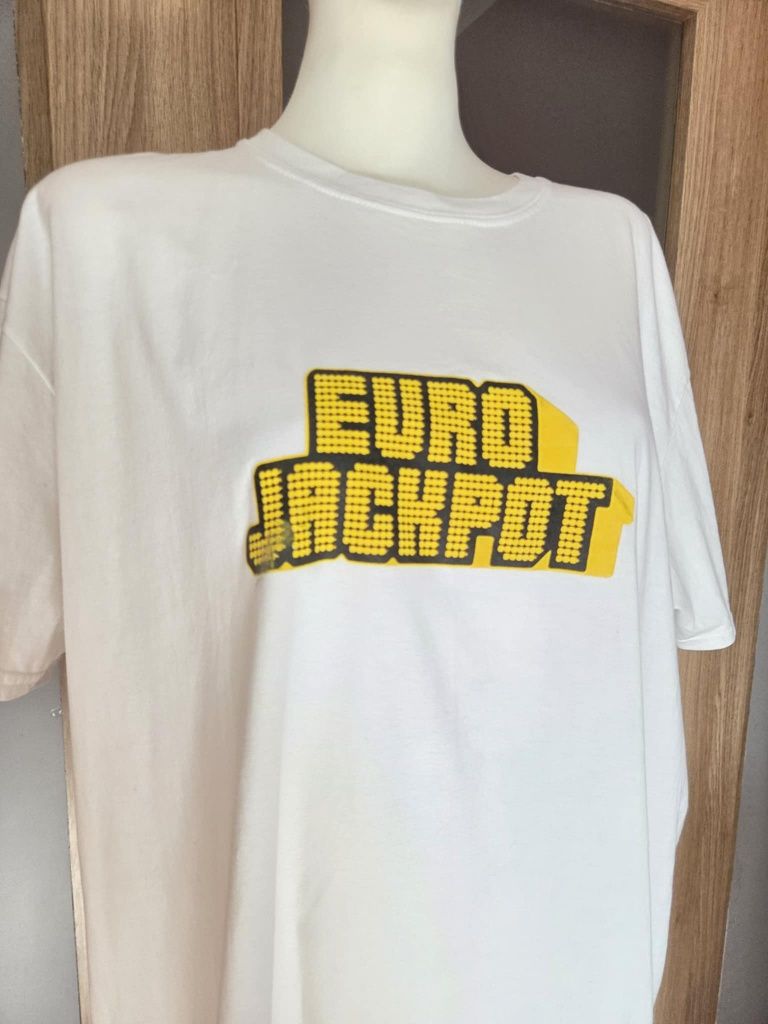 Hit nowy męski plus size t shirt bawełna cotton naturalna lato 4 xl 5