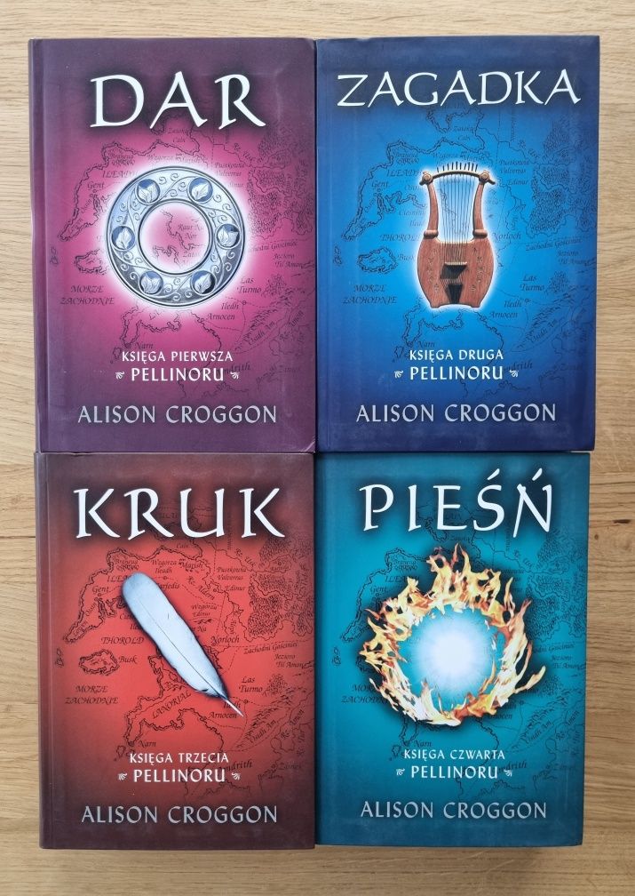 Cykl Pellinor. "Zagadka", "Kruk", "Pieśń" Alison Croggon