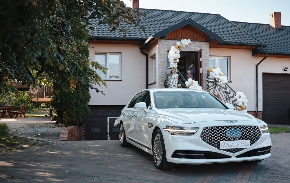 Auto Samochód do Ślubu GENESIS G90 V8 5.0 ULTIMATE. Jedyny taki w PL !