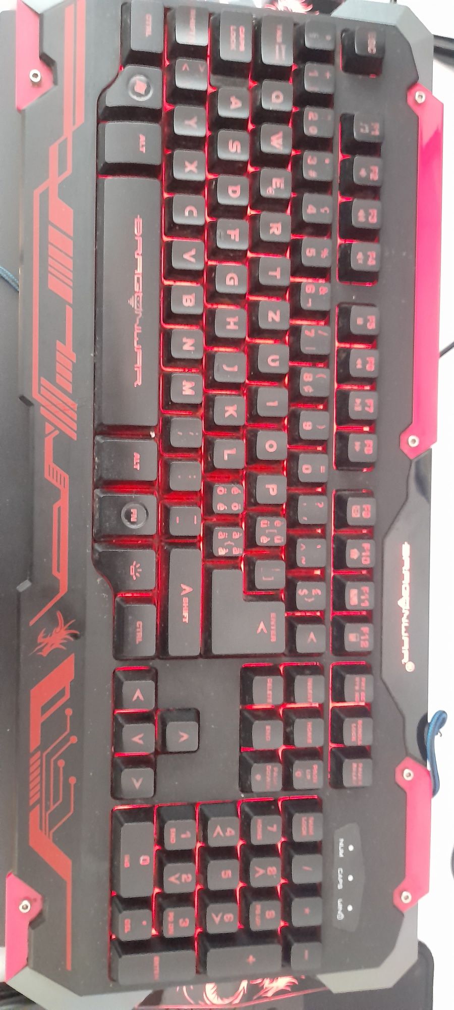 Teclado com leds