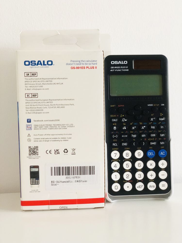 Інженерний науковий калькулятор OSALO на 417 функцій