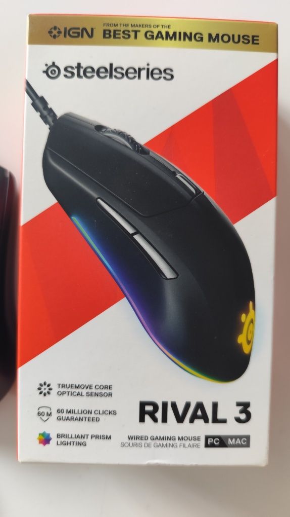 Myszka gamingowa Steelseries Rival 3