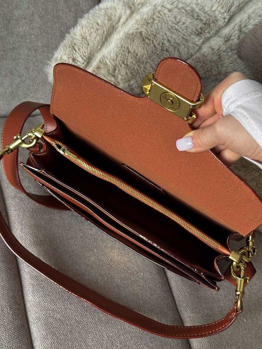 Coach Tabby Shoulder-шкіряна жіноча люкс сумка з коробкою та пильником