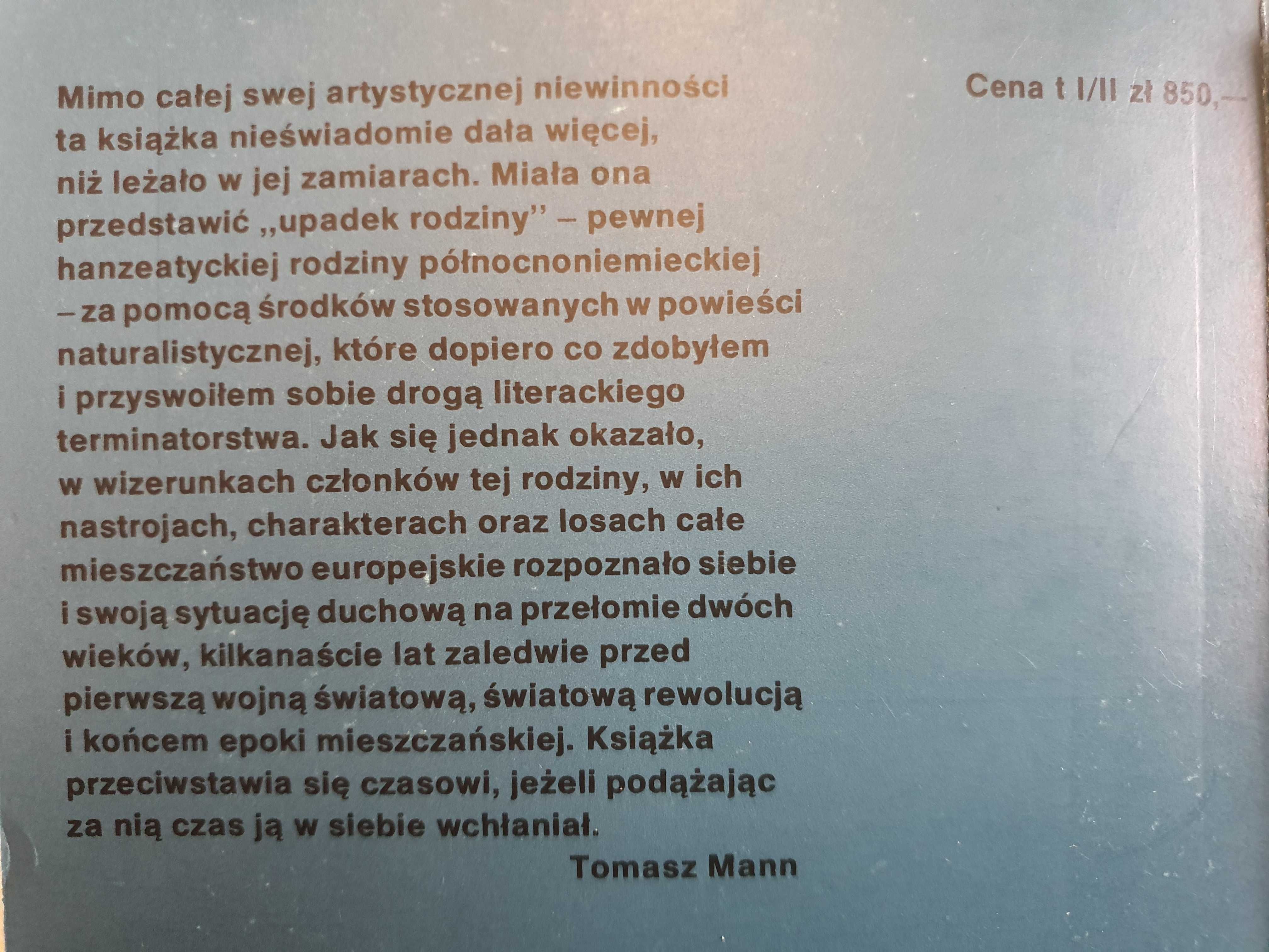 Buddenbrookowie - Tomasz Mann