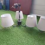 Żyrandol/ lampa 3 ramienny, 2 sztuki