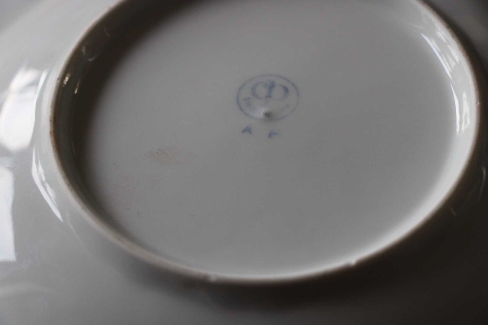 Talerz talerze 2 sztuki dzieci na sankach bałwan zima