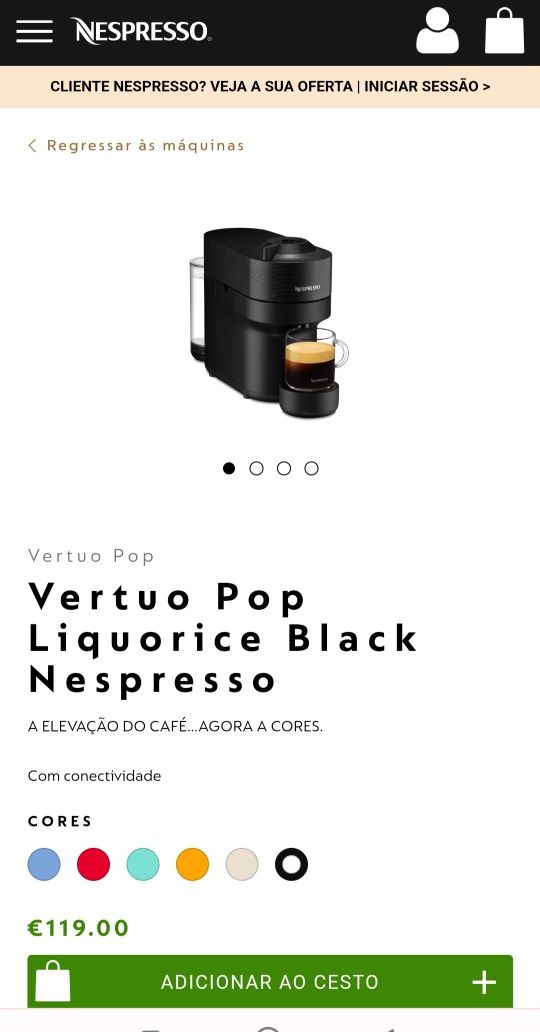 Nespresso vertuo pop