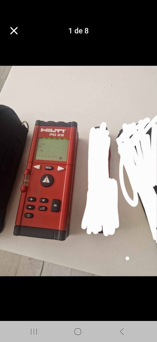 Vendo aparelho de medir marca hilti