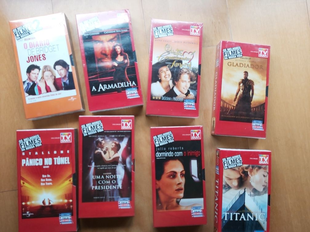 Cassetes filmes várias VHS