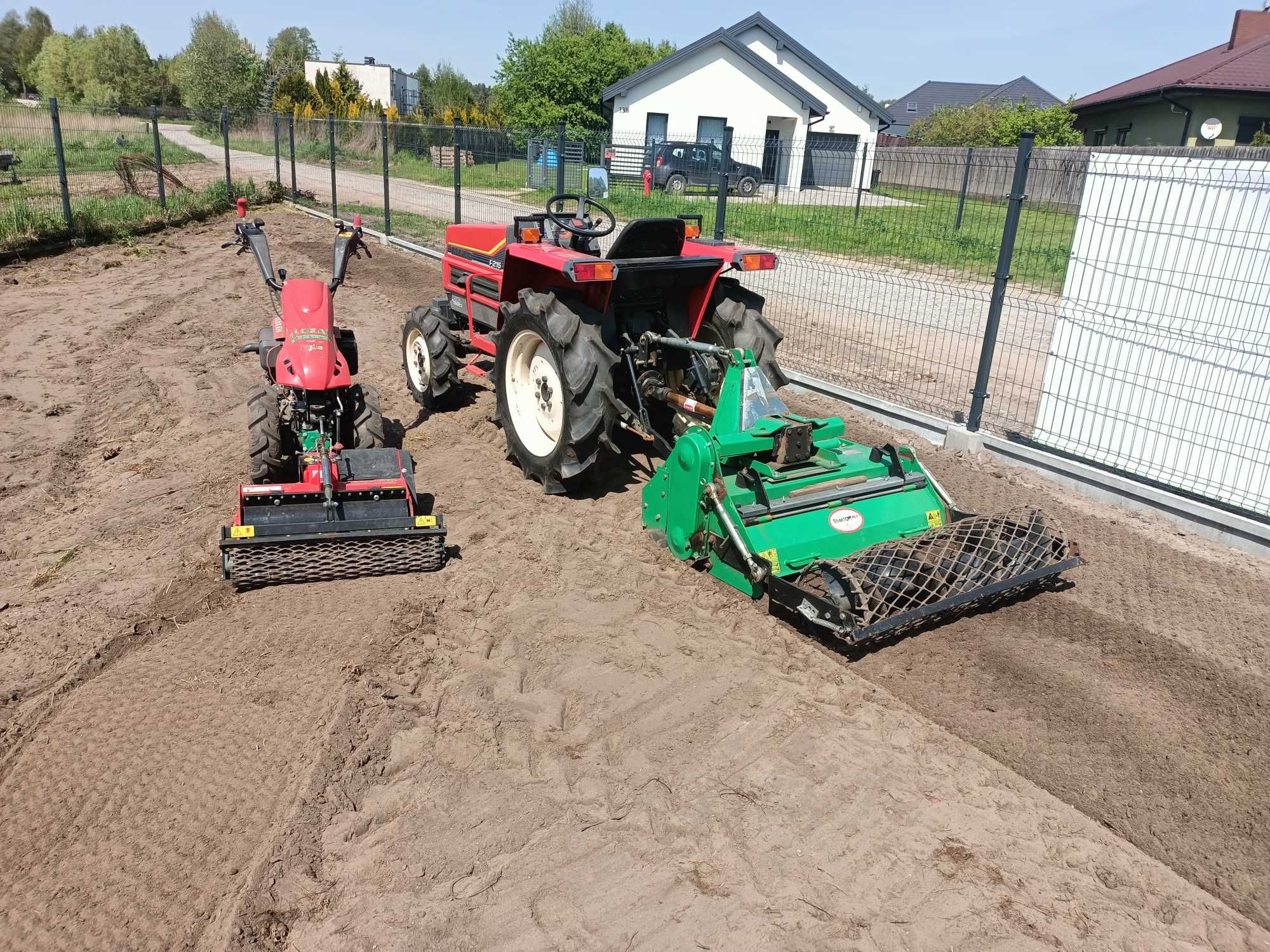 Glebogryzarka separacyjna usługi ziemia orka rekultywacja