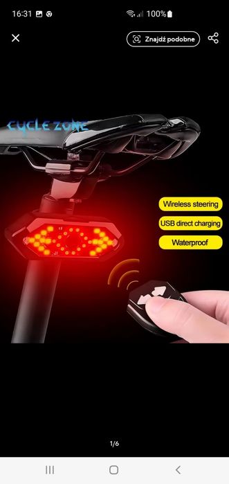 Kierunkowskazy do roweru NOWE