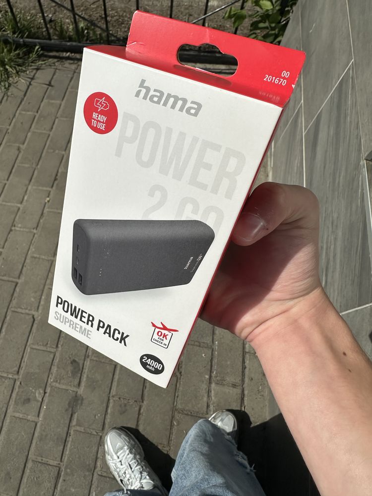 Павер банк Hama Supreme 24HD 24000 mAh