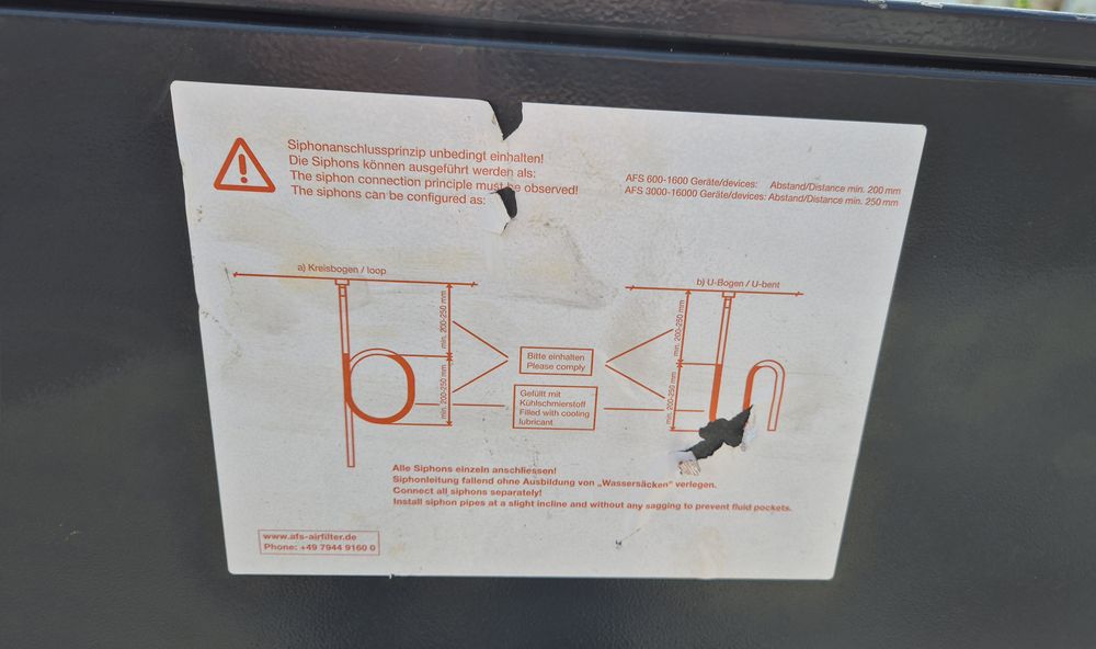 AFS 1100 filtr powietrza przemysłowy 2025 | 1.3 kW | 65 kg | ebm-papst