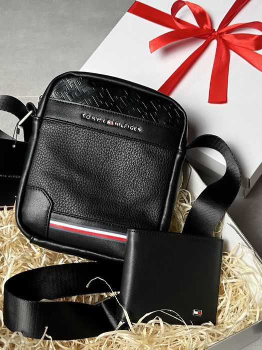 ПОДАРУНКОВИЙ НАБІР TOMMY HILFIGER! Сумка + гаманець! Ідеальний варіант