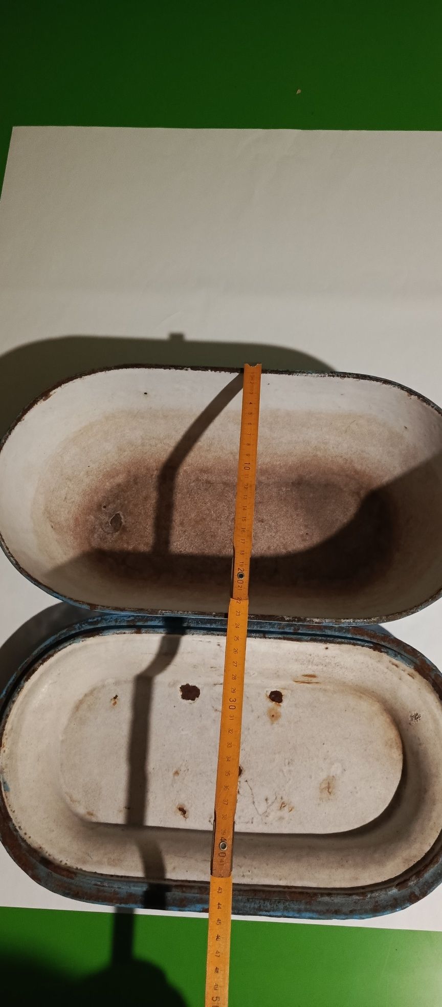 Żeliwna i w pięknym kolorze gęsiarka brytfanna 10.2 kg.