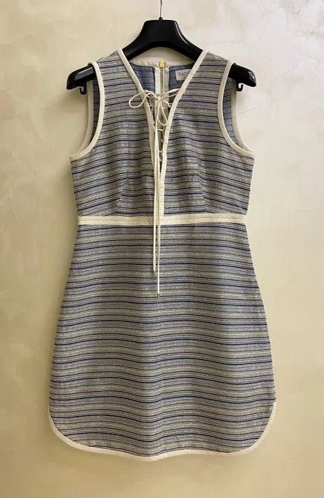 Сукня міні шовкова Rachel Zoe блакитна платье шелк нарядное вечернее S