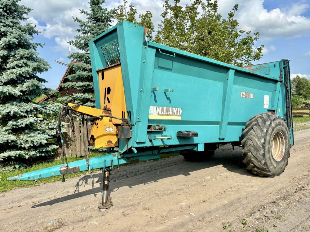 Rozrzutnik Rolland V2-140 10/12 ton w oryginale, stan bdb