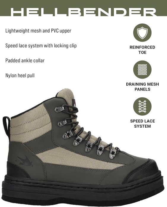 Buty wędkarskie Frogg Toggs Hellbender filc r 14 męskie