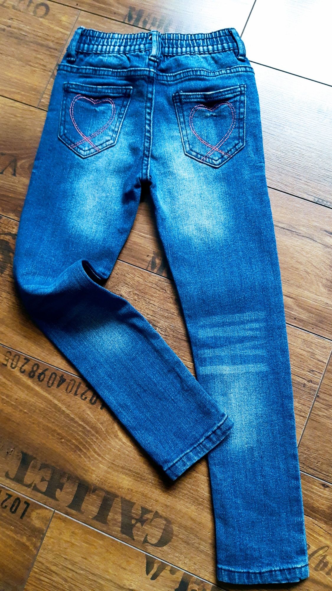 Kik super jeansy dla dziewczynki rozm 116 stan NOWE