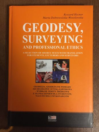 Geodesy Surveying and Professional Ethics Hycner Geodezja książka