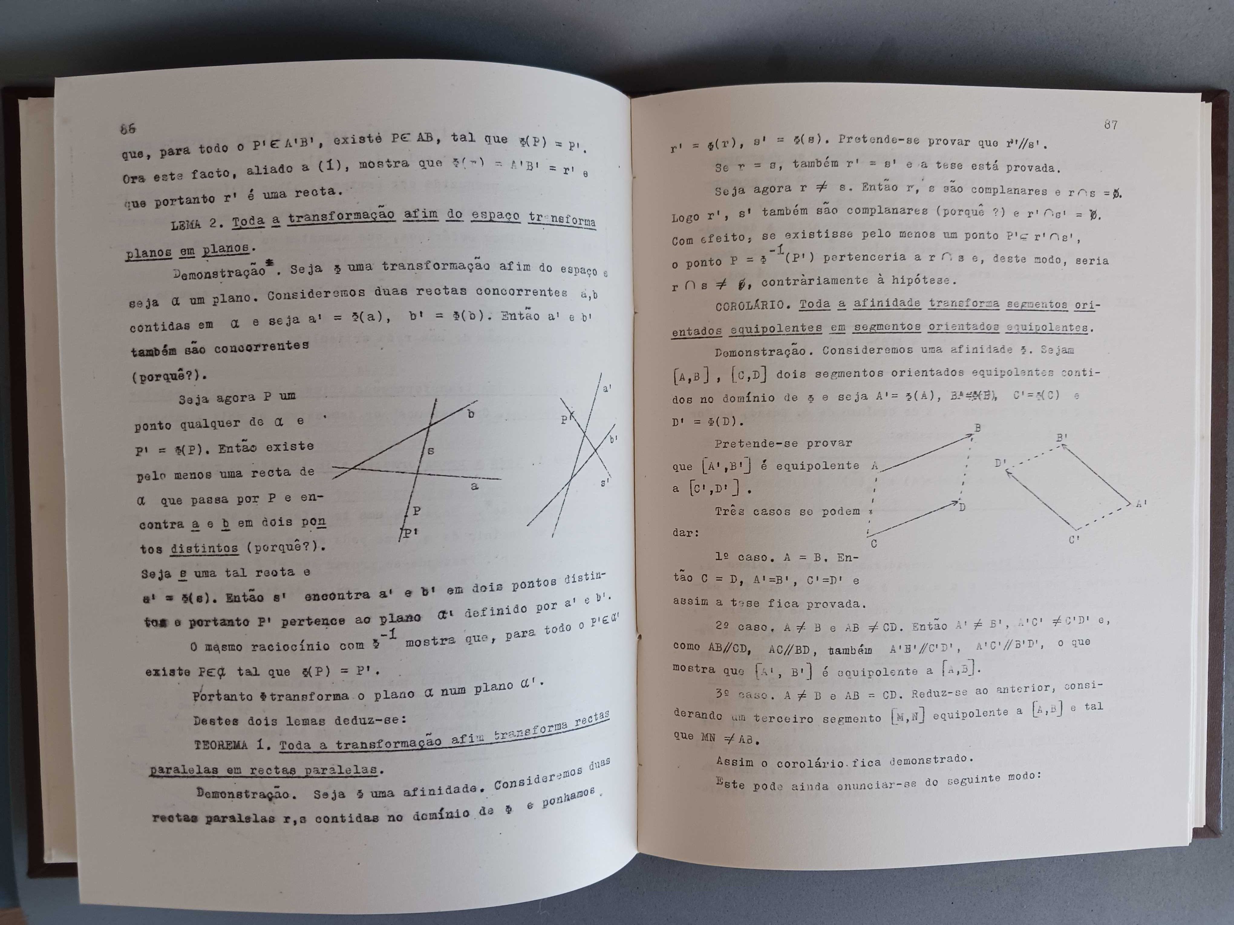 Sebenta do Compendio de Matemática de j. Sebastião e Silva de 1964-66