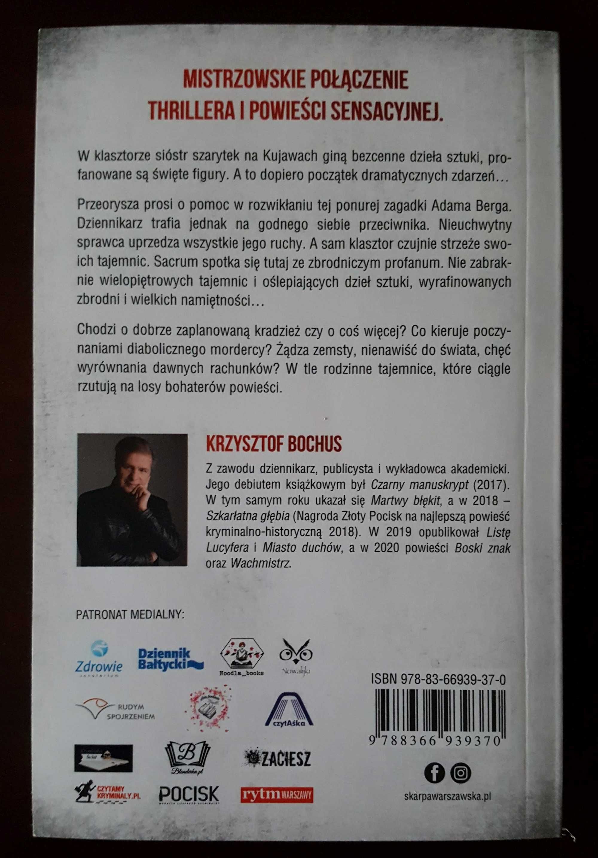 Kryminał  "Klątwa Lucyfera" - Krzysztof Bochus