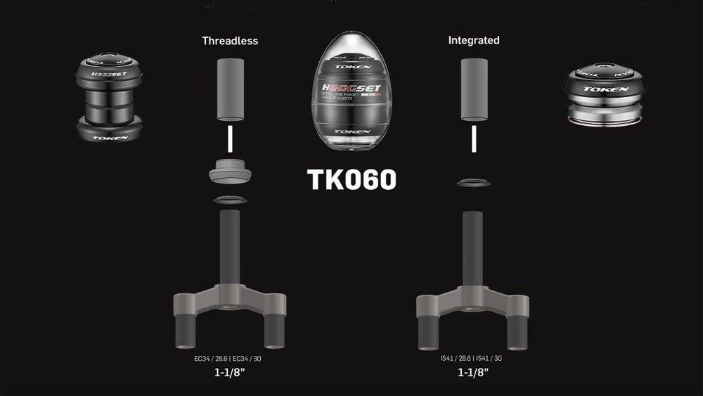 TOKEN TK060 - Stery 1.1/8 -34-41mm Dwa Ustawienia