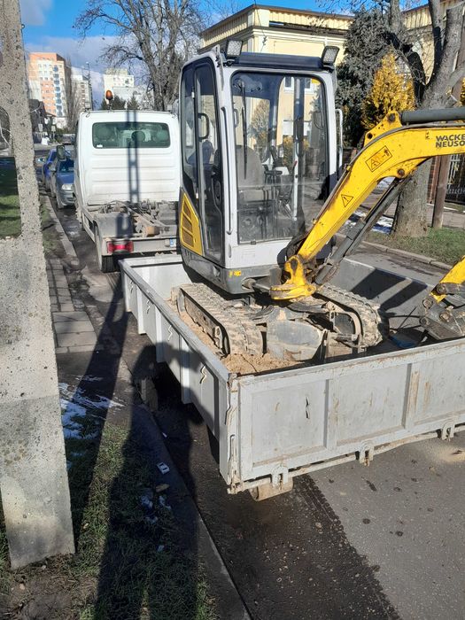 Minikoparka , usługi  z młotem, wiertnicą, wykopy,transport do 3,5tony