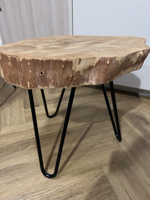 Rezerwacja (25.11) Stolik loftowy drewno