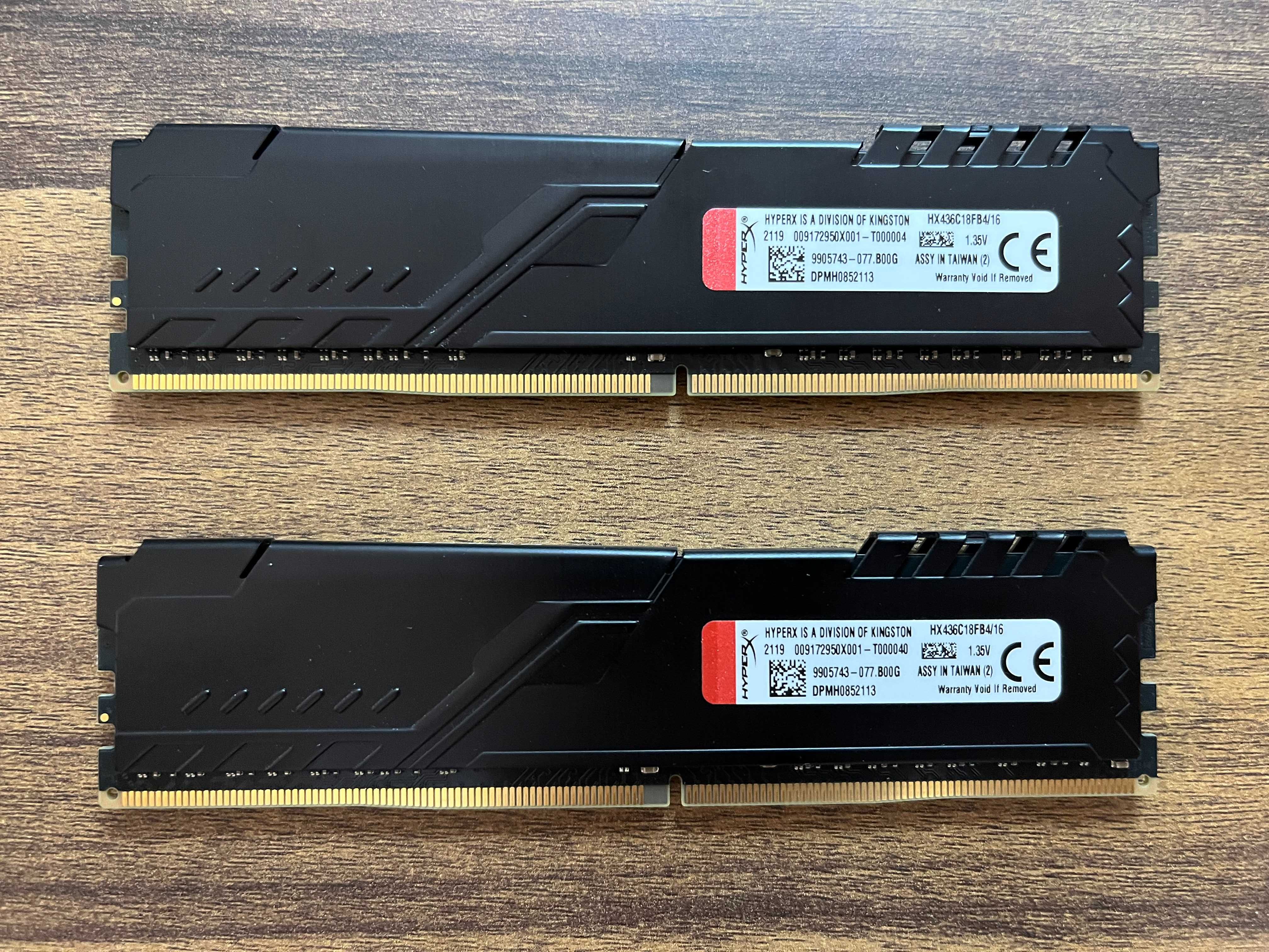 Оперативная память HyperX 32Gb DDR4-3600Mhz, PC4-28800 Fury Black