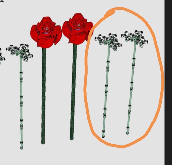 Lego 10328 Bouquet of roses