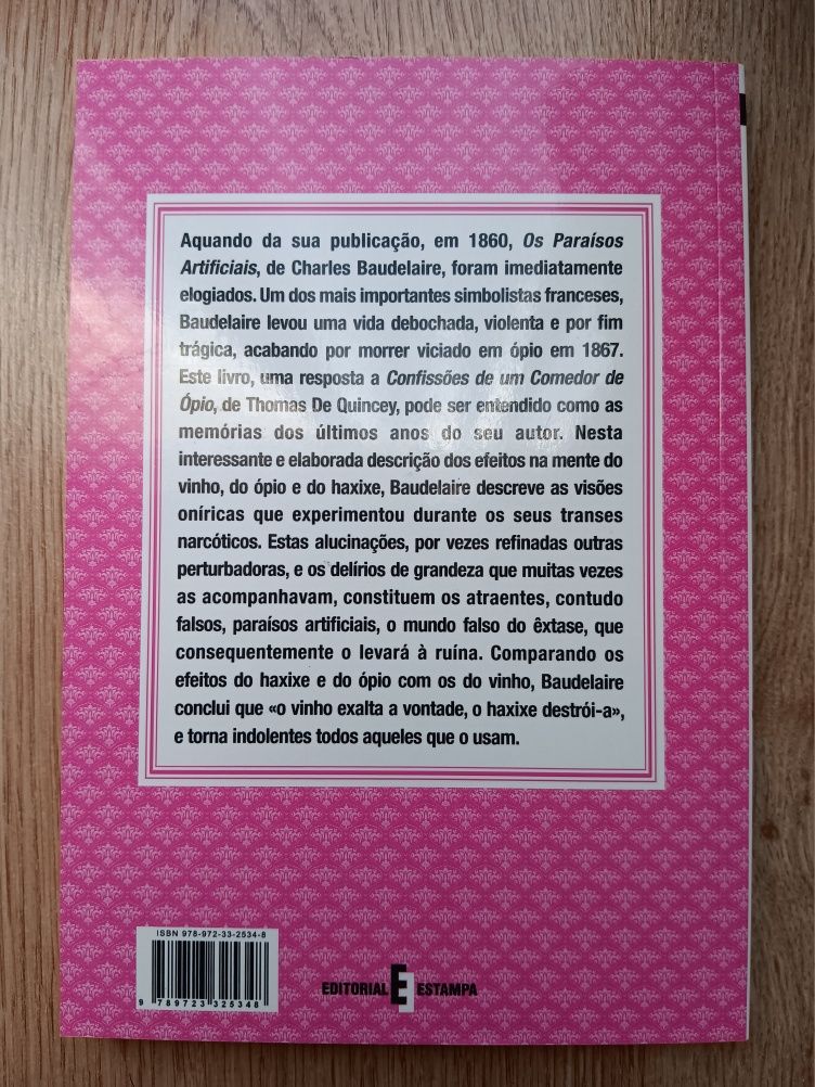 Charles Baudelaire, Os Paraísos Artificiais