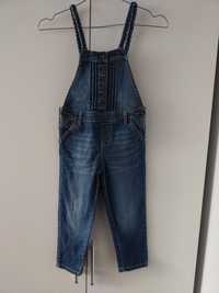 Spodnie jeansowe ogrodniczki 104