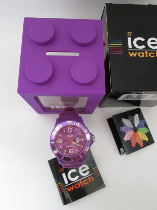 ICE WATCH zegarek unisex silikonowy fioletowy