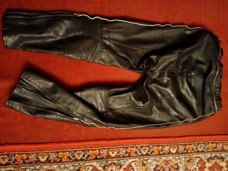 Мотоштаны кожаные