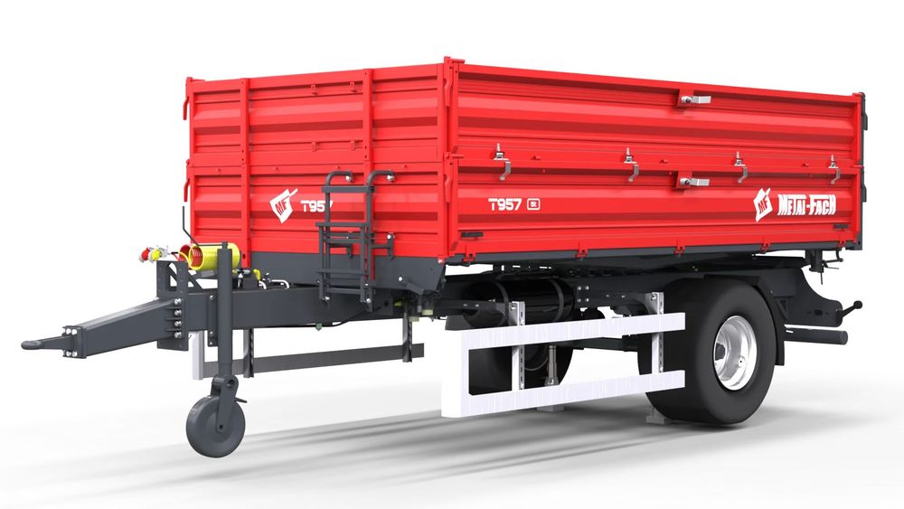 Metal-Fach T957/2 – 7t  Przyczepa rolnicza dwuosiowa 10 ton
