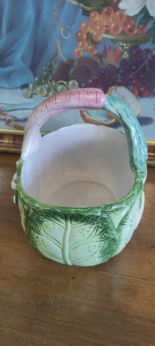 Koszyczek ceramiczny z zajączkiem