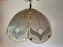 Lampa witrażowa, lampa wisząca, wintage