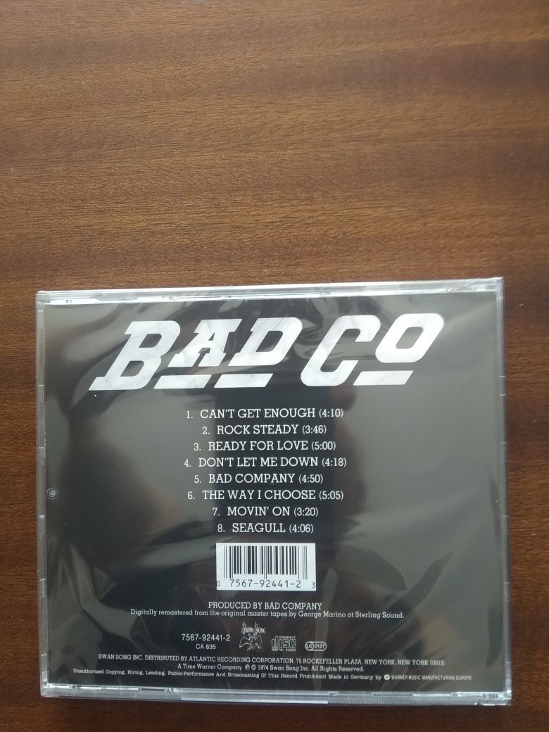 Bad Company — Bad Company CD NOWA W FOLI