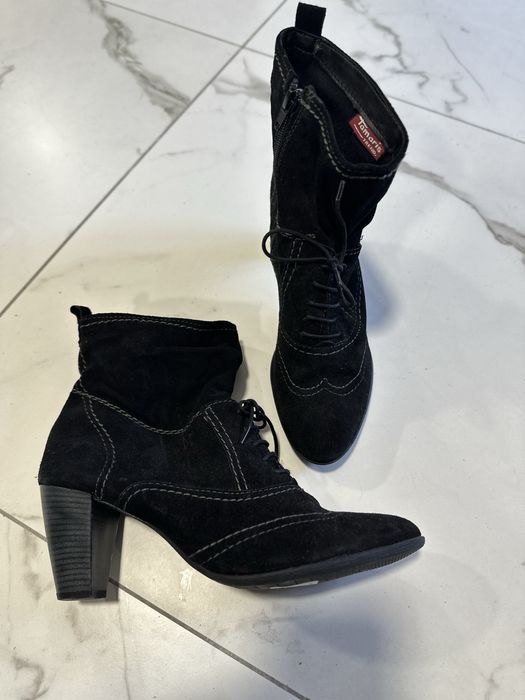 Чобітки Tamaris 42 розмір замш