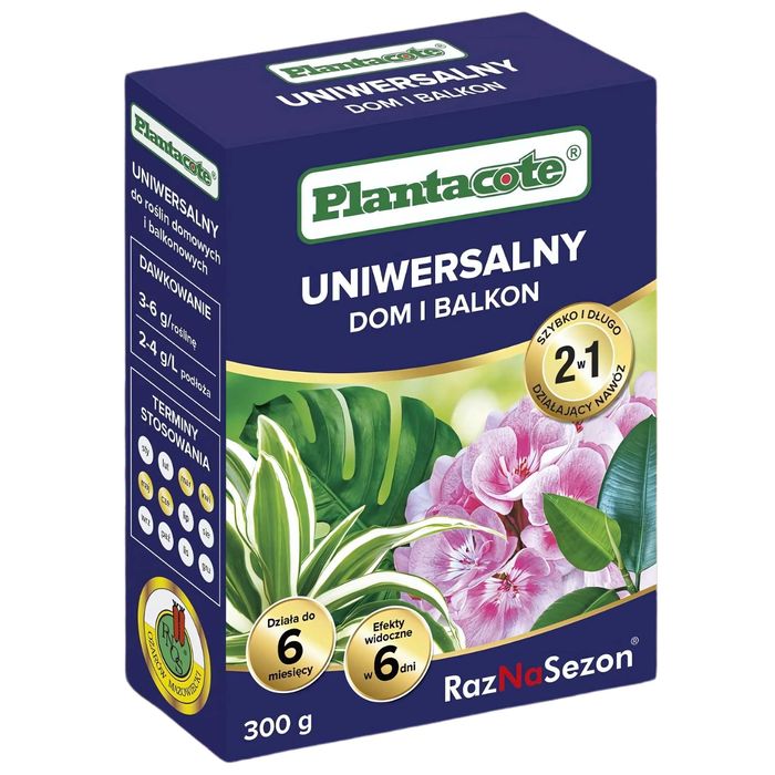 PLANTACOTE Nawóz Raz na Sezon 300g do balkonowych i zielonych