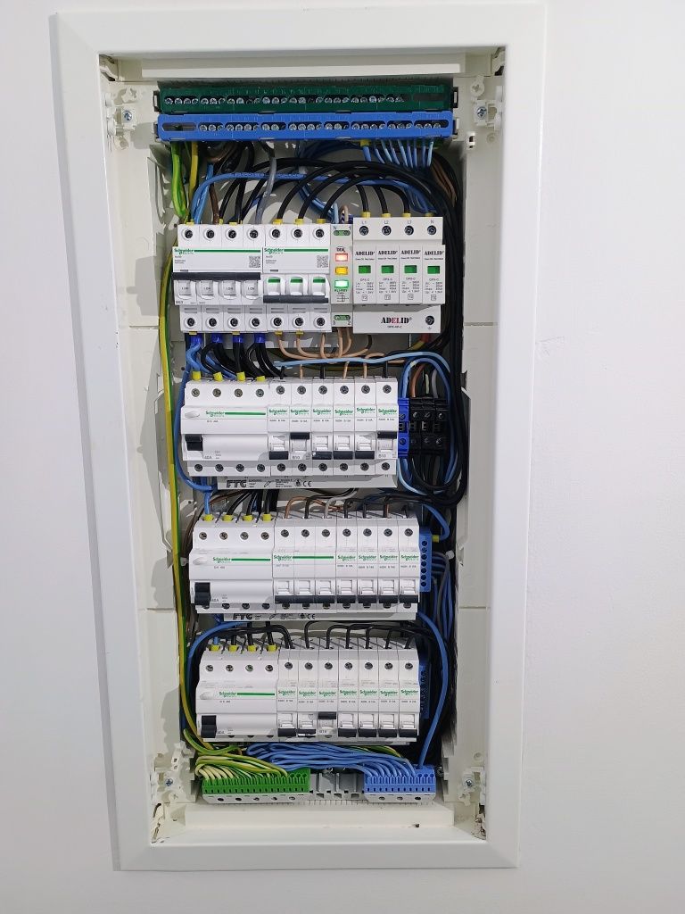 elektryk 24/7 ustawianie antenTV szafy rack monitoring