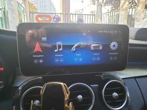 Ecrã Tatil 10.25 Android 14 Mercedes Benz W446 GLC CLA C-Classe w205