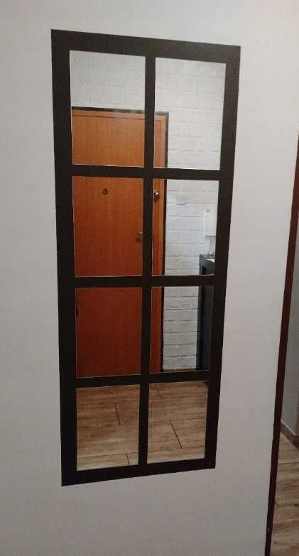 Lustro ścienne akrylowe prostokąty zestaw 9 sztuk 210 x 300 mm