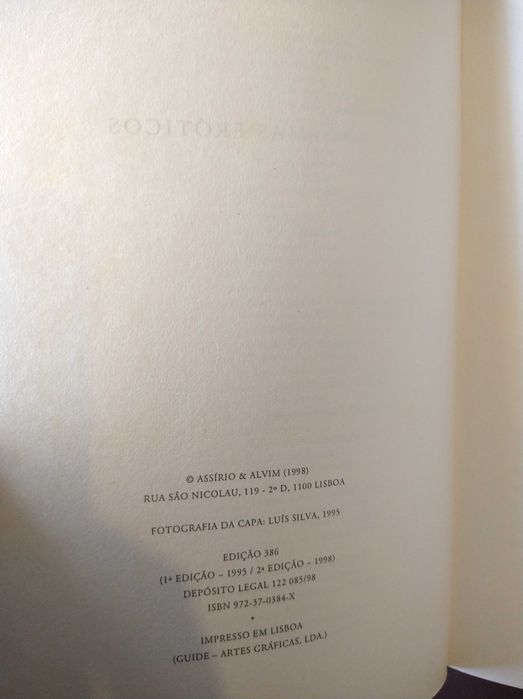 Goa ou o guardião da aurora-Richard Zimler; Poemas eróticos-John Donne