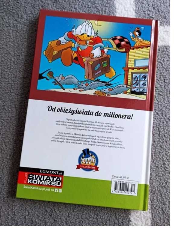 Sknerus McKwacz Pamiętnik sknerusa kaczor donald książka